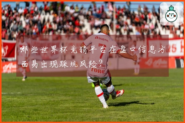 哪些世界杯竞猜平台在盘口信息方面易出现踩坑风险?